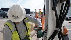 Nationwide - Facility Solutions Group installs EV chargers at a national vehicle rental facility. Nationwide - Facility Solutions Group installs EV chargers at a national vehicle rental facility.