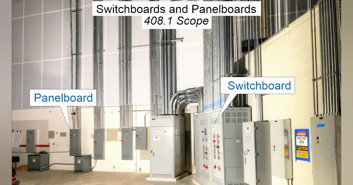 NEC Requirements for Switchboards and Panelboards | EC&M