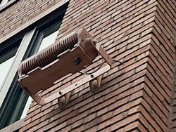 A through-the-wall cord connection A through-the-wall cord connection