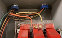 480V + ringed knockouts = bad news 480V + ringed knockouts = bad news