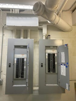 Bad place for a drainpipe Bad place for a drainpipe