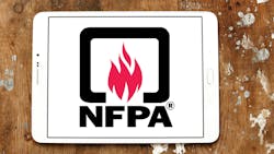 NFPA , National Fire Protection Association. logo of National Fire Protection Association (NFPA) NFPA , National Fire Protection Association. logo of National Fire Protection Association (NFPA)