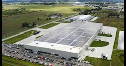 Faith Technologies Incorporated (FTI) recently completed the installation of a 4.3MW solar array on the roof of the Excellerate facility in Little Chute, Wis. This cutting-edge system is designed to generate as much electrical energy as the facility consumes annually, reinforcing Excellerate’s commitment to sustainability and energy efficiency. Faith Technologies Incorporated (FTI) recently completed the installation of a 4.3MW solar array on the roof of the Excellerate facility in Little Chute, Wis. This cutting-edge system is designed to generate as much electrical energy as the facility consumes annually, reinforcing Excellerate’s commitment to sustainability and energy efficiency.