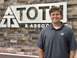 Justin Sherman, who is designing a 115kV transmission line for a lithium mining operation, is developing his knowledge and experience so he can become a manager or technical lead. Justin Sherman, who is designing a 115kV transmission line for a lithium mining operation, is developing his knowledge and experience so he can become a manager or technical lead.