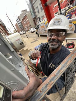 A 100A meter socket is installed by this apprentice. A 100A meter socket is installed by this apprentice.