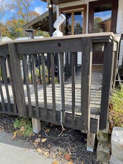 Ugly UF cable installation Ugly UF cable installation