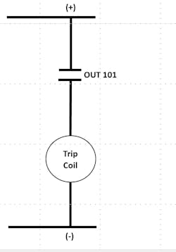 Fig. 1. Representation of a DC schematic of a trip unit. Fig. 1. Representation of a DC schematic of a trip unit.