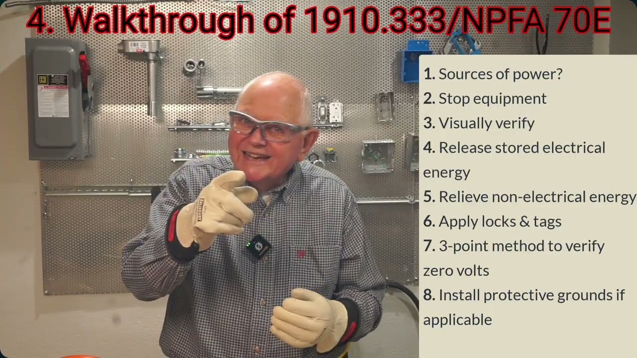 EC&M Tech Talk &mdash; Controlling Hazardous Energy