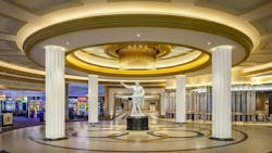 Bringing luxury entertainment to a growing community, the Caesars Hotel & Casino in Danville, Va., was delivered on time by Gaylor Electric, despite hundreds of change orders and thousands of RFIs. Bringing luxury entertainment to a growing community, the Caesars Hotel & Casino in Danville, Va., was delivered on time by Gaylor Electric, despite hundreds of change orders and thousands of RFIs.