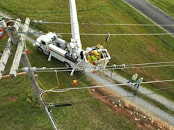 When Hurricane Helene struck, more than 5,000 Quanta Services line workers restored power for thousands affected by severe wind damage and flooding. When Hurricane Helene struck, more than 5,000 Quanta Services line workers restored power for thousands affected by severe wind damage and flooding.