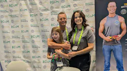 Trevor and his wife, Jamie, and daughter, Lola, loved attending this year's NECA show.