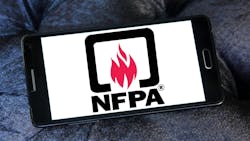 NFPA , National Fire Protection Association. logo of National Fire Protection Association (NFPA) NFPA , National Fire Protection Association. logo of National Fire Protection Association (NFPA)