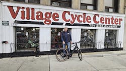 Anthony Rule with e-bike Anthony Rule with e-bike