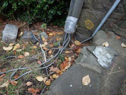 Crazy UF cable installation Crazy UF cable installation