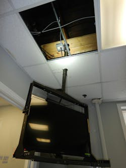 A suspended ceiling surprise A suspended ceiling surprise