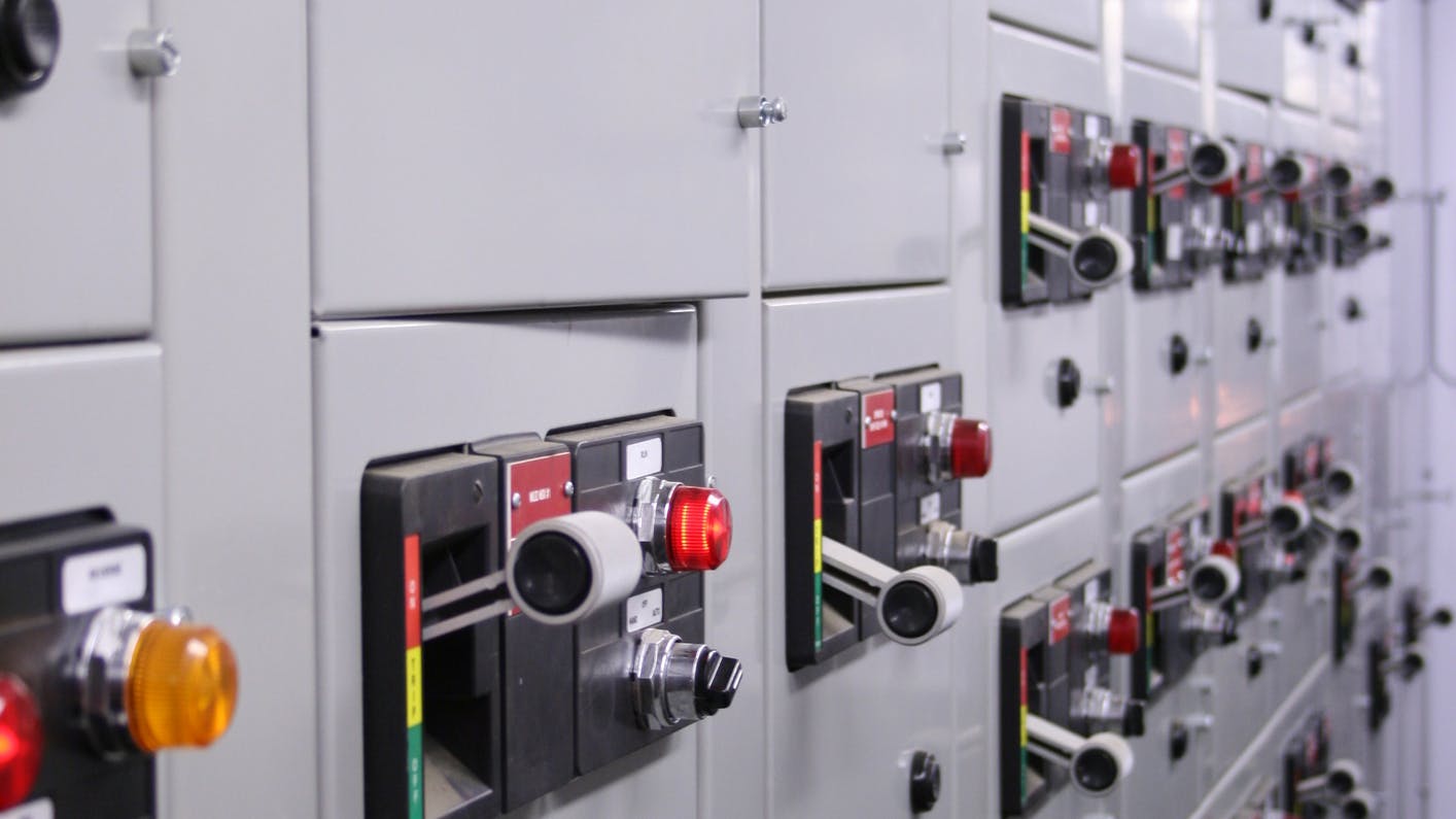 gray motor control center