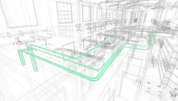 With advancements in AI, important information like relevant specifications and building codes, the spatial constraints and preferences of the site model, and the fabrication requirements (from conduit spacing and bend angles to support preferences and rack sizing) can be incorporated into the design. With advancements in AI, important information like relevant specifications and building codes, the spatial constraints and preferences of the site model, and the fabrication requirements (from conduit spacing and bend angles to support preferences and rack sizing) can be incorporated into the design.
