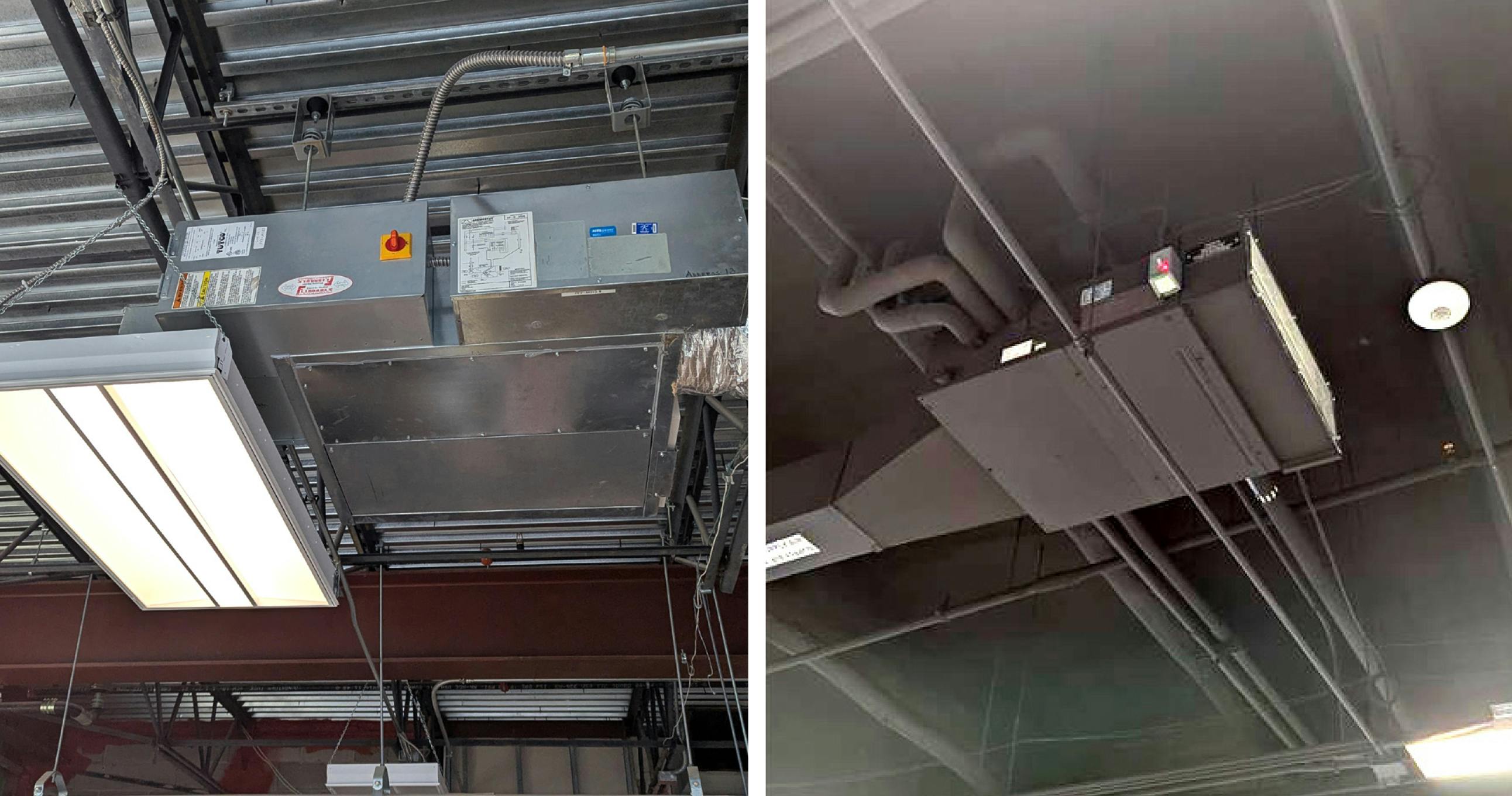 Photo 2. Disconnect switches mounted in elevated positions.