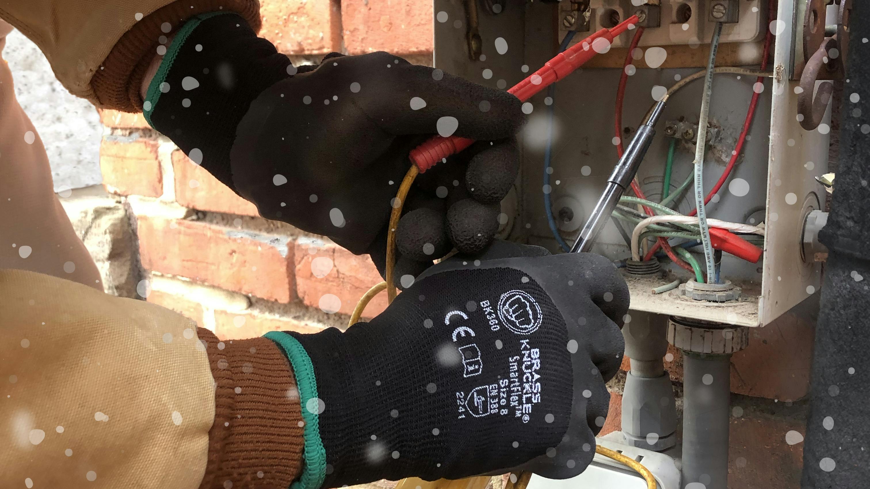 Cold-weather work gloves