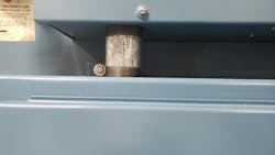 This photo shows a clear violation of Sec. 342.29. Previous editions of the NEC did not specifically address this issue. This photo shows a clear violation of Sec. 342.29. Previous editions of the NEC did not specifically address this issue.