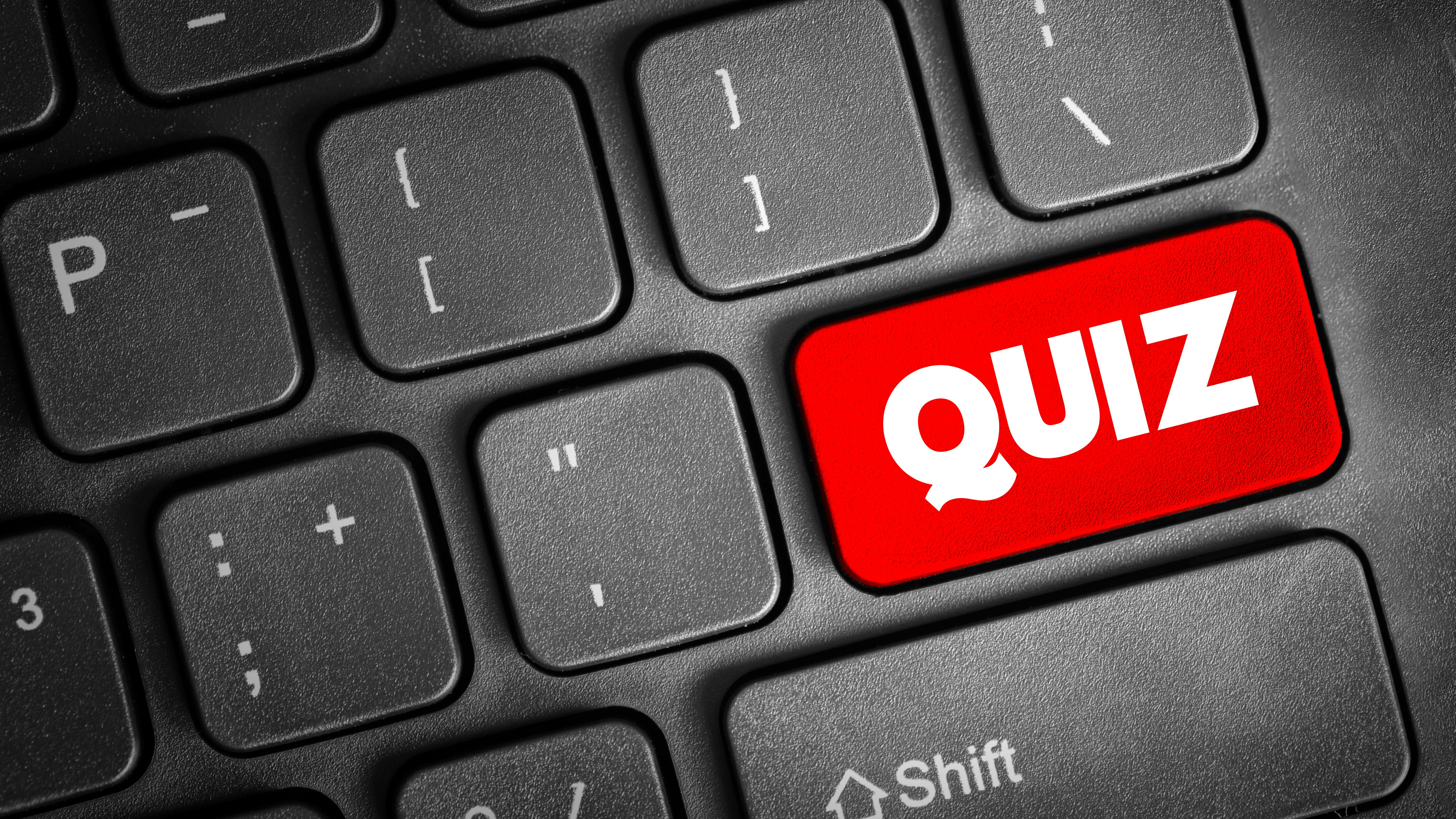 quiz key on keyboard