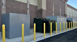 N.J. CEA facility outdoor switchgear. N.J. CEA facility outdoor switchgear.