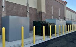 N.J. CEA facility outdoor switchgear. N.J. CEA facility outdoor switchgear.