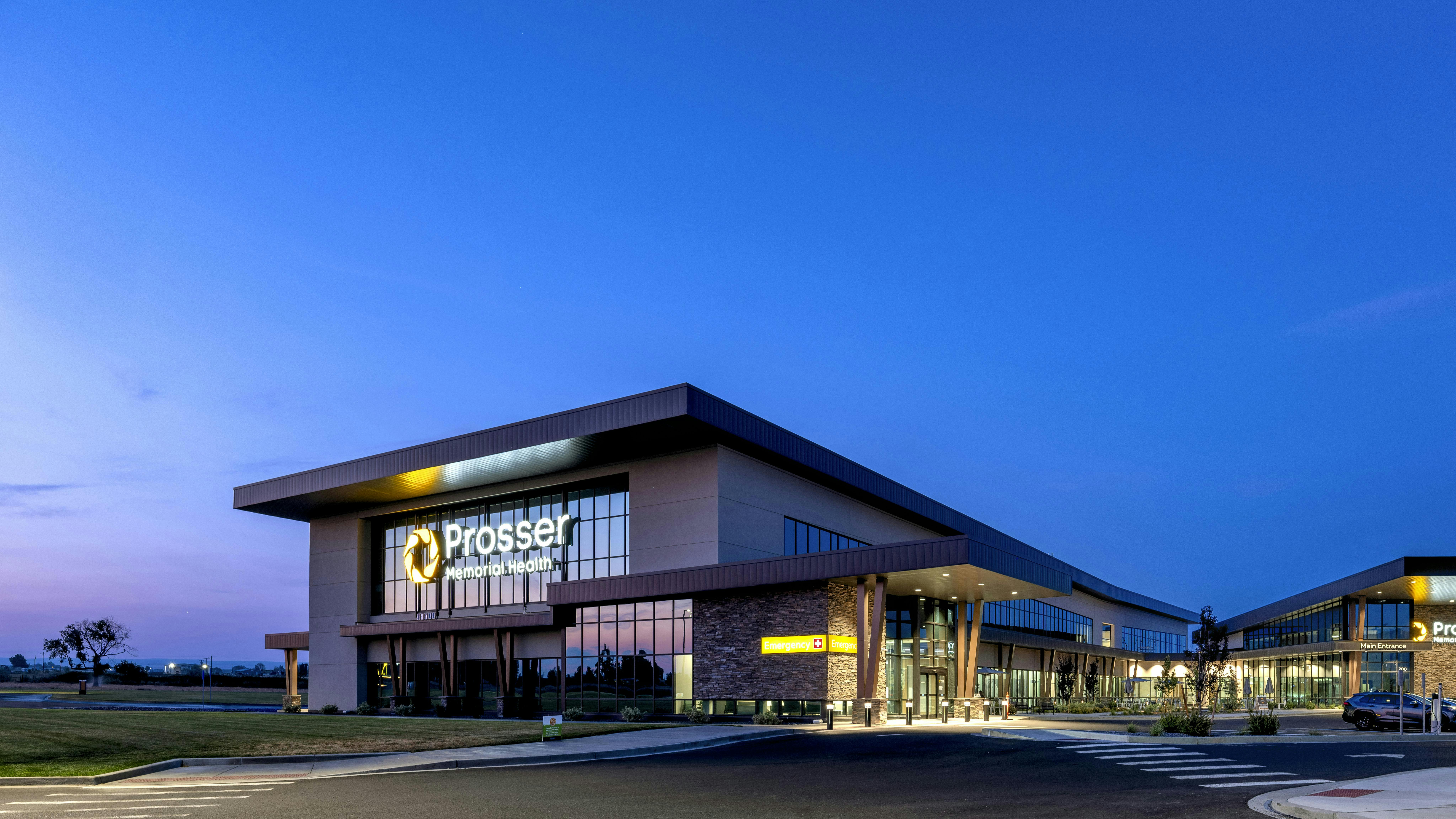 698df566e5be8bae6e74f0ec 696925fd7a637be2502be2f7prosser Hospital Exterior