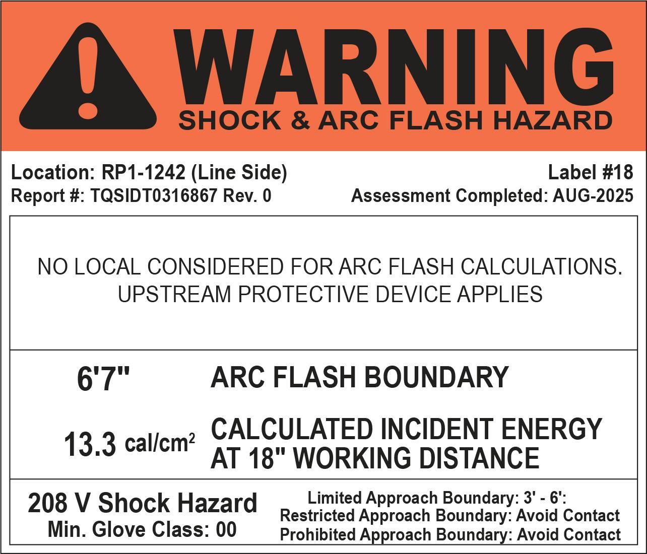 One of the main changes to Sec. 110.16 was renaming it from arc flash hazard &ldquo;marking&rdquo; instead of &ldquo;warning,&rdquo; illustrated by this warning label.