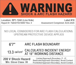 One of the main changes to Sec. 110.16 was renaming it from arc flash hazard “marking” instead of “warning,” illustrated by this warning label. One of the main changes to Sec. 110.16 was renaming it from arc flash hazard “marking” instead of “warning,” illustrated by this warning label.
