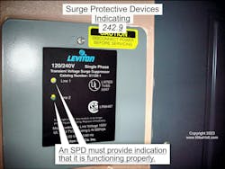 An SPD must indicate that it is functioning properly An SPD must indicate that it is functioning properly