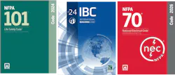 Photo 2. Designers must connsider all building codes when specifying electrical systems for emergency lighting applications. Photo 2. Designers must connsider all building codes when specifying electrical systems for emergency lighting applications.