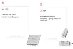 Photo 3. UL 924 and UL 1008 should be used as design guides for specifying electrical products. Photo 3. UL 924 and UL 1008 should be used as design guides for specifying electrical products.