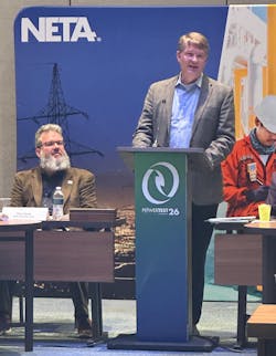EndeavorB2B's CEO, Chris Ferrell, delivered powerful remarks on the state of the industry and how electrification, AI-driven data centers, and grid modernization are poised to reshape the industry at the NETA Member and Alliance Meeting on March 1 in Nashville at PowerTest26. EndeavorB2B's CEO, Chris Ferrell, delivered powerful remarks on the state of the industry and how electrification, AI-driven data centers, and grid modernization are poised to reshape the industry at the NETA Member and Alliance Meeting on March 1 in Nashville at PowerTest26.