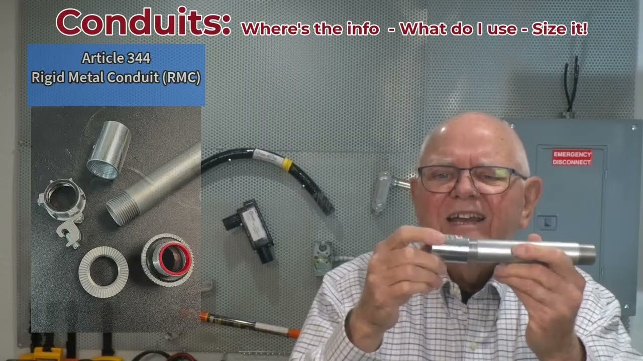 EC&M Tech Talk &mdash; Conduits: Where&rsquo;s the Info &ndash; What Do I Use Where &ndash; Size Them Correctly