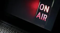 Internet Television. Computer live streaming Television symbolized by iconic On-Air broadcast sign. Internet Television. Computer live streaming Television symbolized by iconic On-Air broadcast sign.