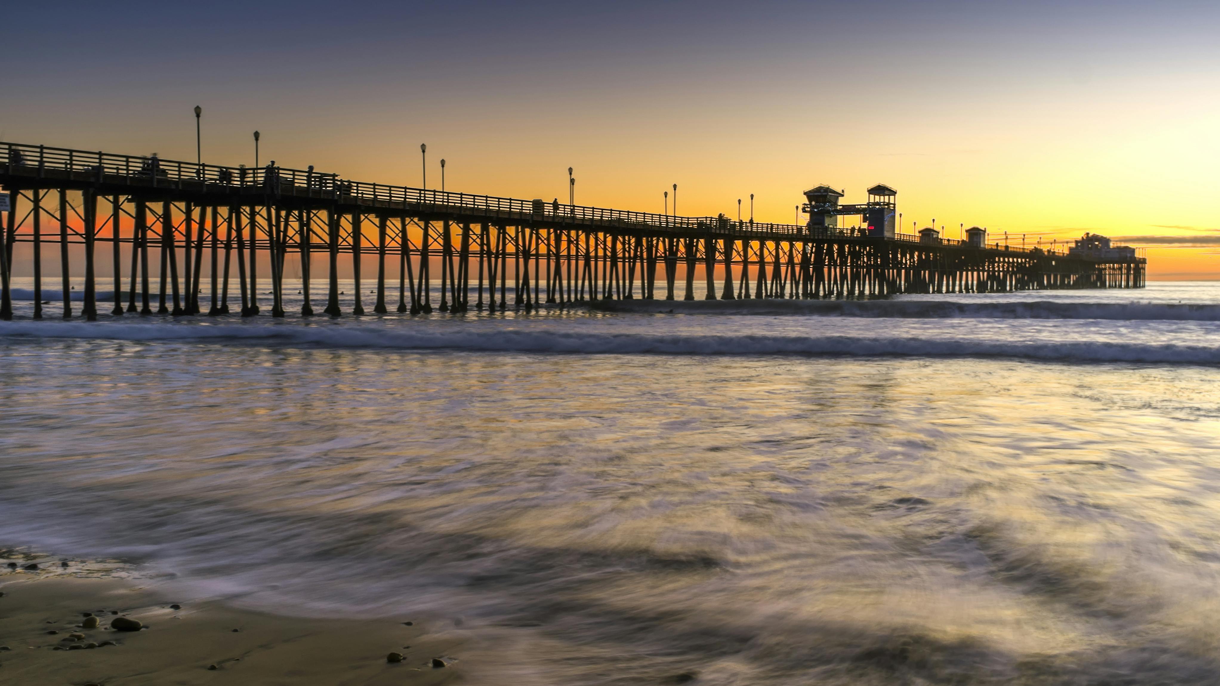 Pier at Sunset, Oceanside California.