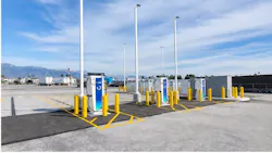 Core States Group supported the first publicly accessible medium- and heavy-duty truck charging station with a microgrid solution designed to advance freight electrification. The project, located in Ontario, Calif., includes four 400kW chargers, two 750kW chargers, a 250kW solar canopy, 1MWh of battery energy storage, and distributed generation infrastructure. Core States Group supported the first publicly accessible medium- and heavy-duty truck charging station with a microgrid solution designed to advance freight electrification. The project, located in Ontario, Calif., includes four 400kW chargers, two 750kW chargers, a 250kW solar canopy, 1MWh of battery energy storage, and distributed generation infrastructure.