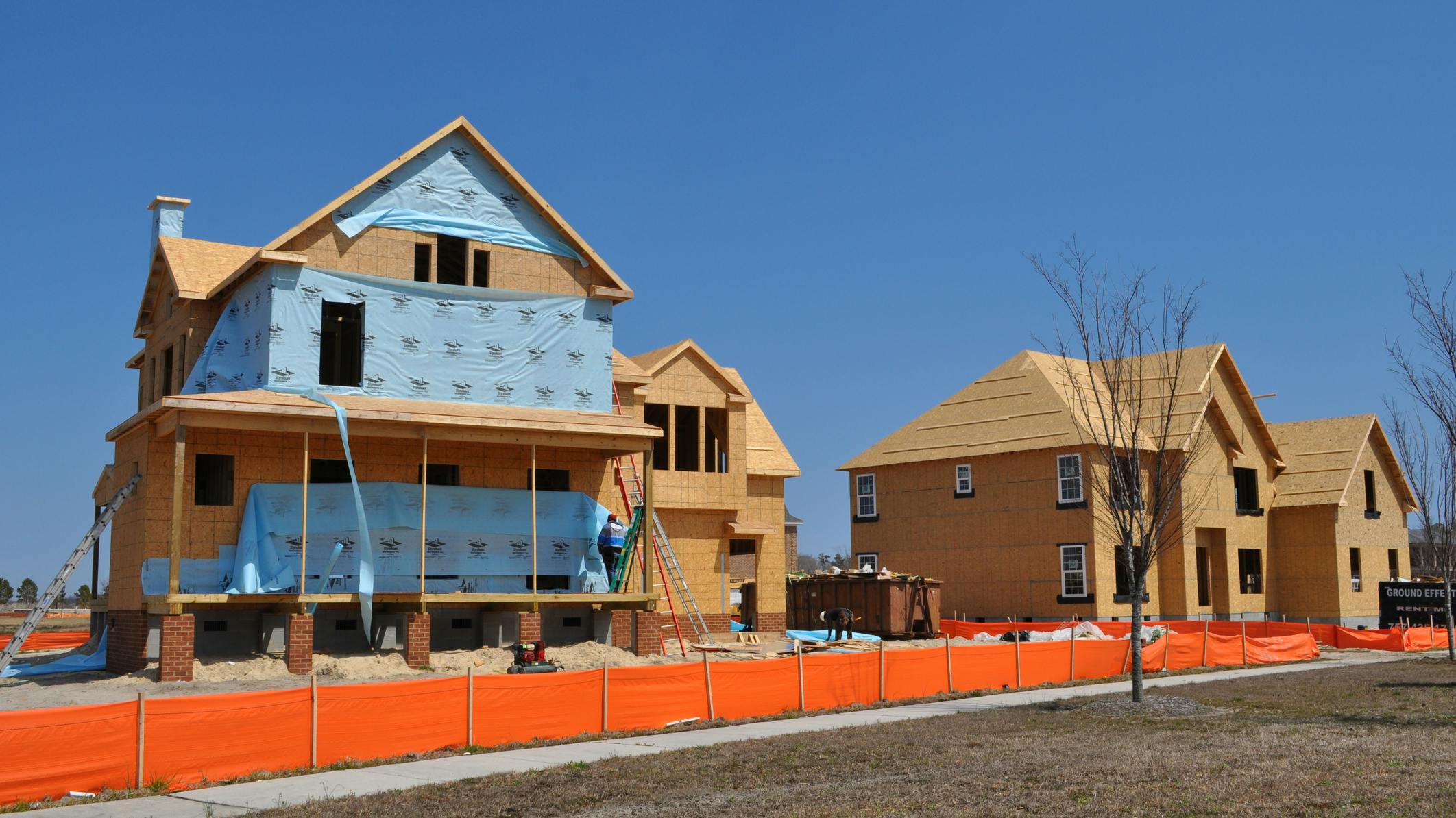 An image of new home construction
