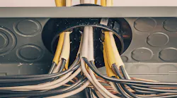 The Wire Waffle is installed in a 2.5-in. knockout.