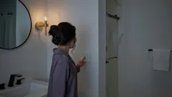 6a75fea8c434418cff0ad1bb Bathroom With Lutron Dimmer At Low Light Level