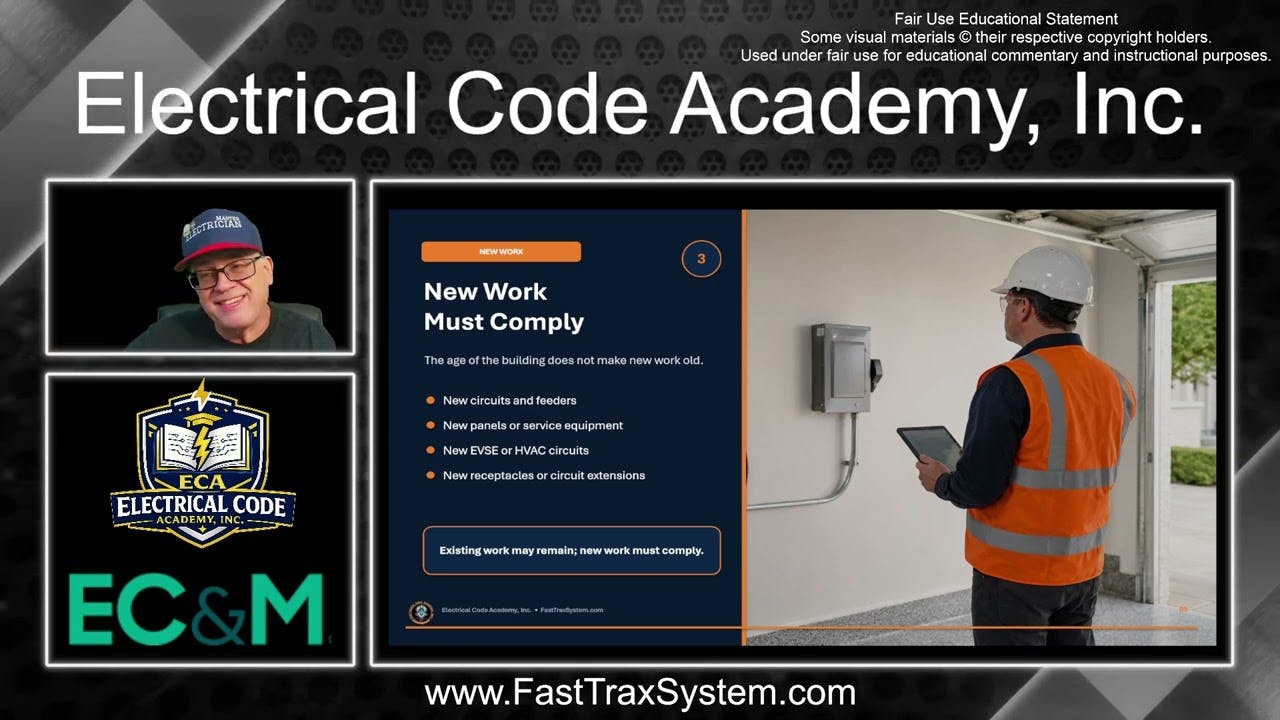 National Electrical Code Considerations for Existing vs