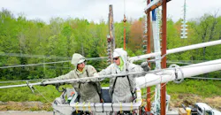 Harlan Electric Company (Harlan Electric), an MYR Group subsidiary, completed the S136 transmission line rebuild project, replacing more than 200 wood pole structures with light-duty steel structures, installing all new 1272 ACSS conductor and one new OPGW line.