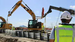 Loenbro successfully installed one mile of prefabricated duct bank, supporting reliable underground pathways for the data center’s electrical distribution infrastructure. By combining off-site fabrication with field-ready installation, the team streamlined placement, alignment, and quality control while supporting safe, accurate execution and schedule performance. This tailored underground utility solution simplifies downstream building work and delivers lasting performance in complex site conditions.