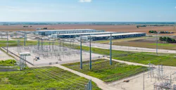 A new substation feeds 600MW of power to a new AI data center.