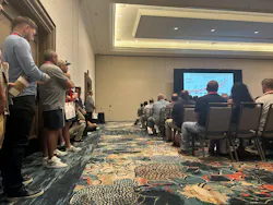 Considering the number of attendees who showed up at this 8 a.m. session on the first day of the convention, I’d say the topic of “Key AI Functions for Electrical Contractors” definitely resonated with conference goers.